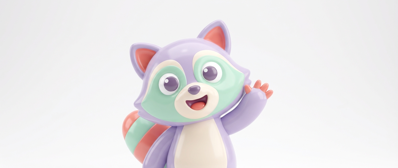 Building in Public - Waving raccoon